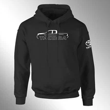 Tacoma, Toyota, Trd Pro, Sport Pickup Truck, Off-Road, Unisex Black Hoodie