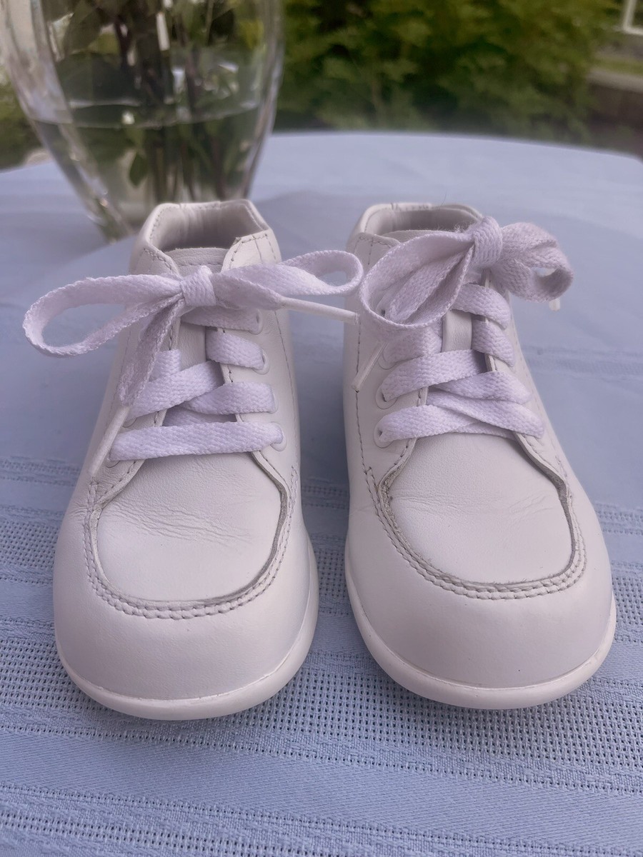 Leather Baby White Walking Shoes For Toddlers Stride Rite PARKER - Main Image