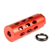 RED Aluminum Muzzle Brake Compensator 5/8" x 24 Thread for 308 + Washer