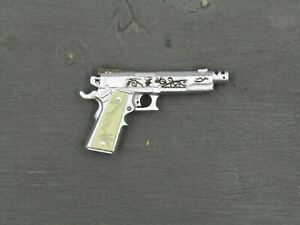 Gun Model M1911A1 Weapon Pistol Toy 1/6 Scale Black Fit 12'' Figure Toys