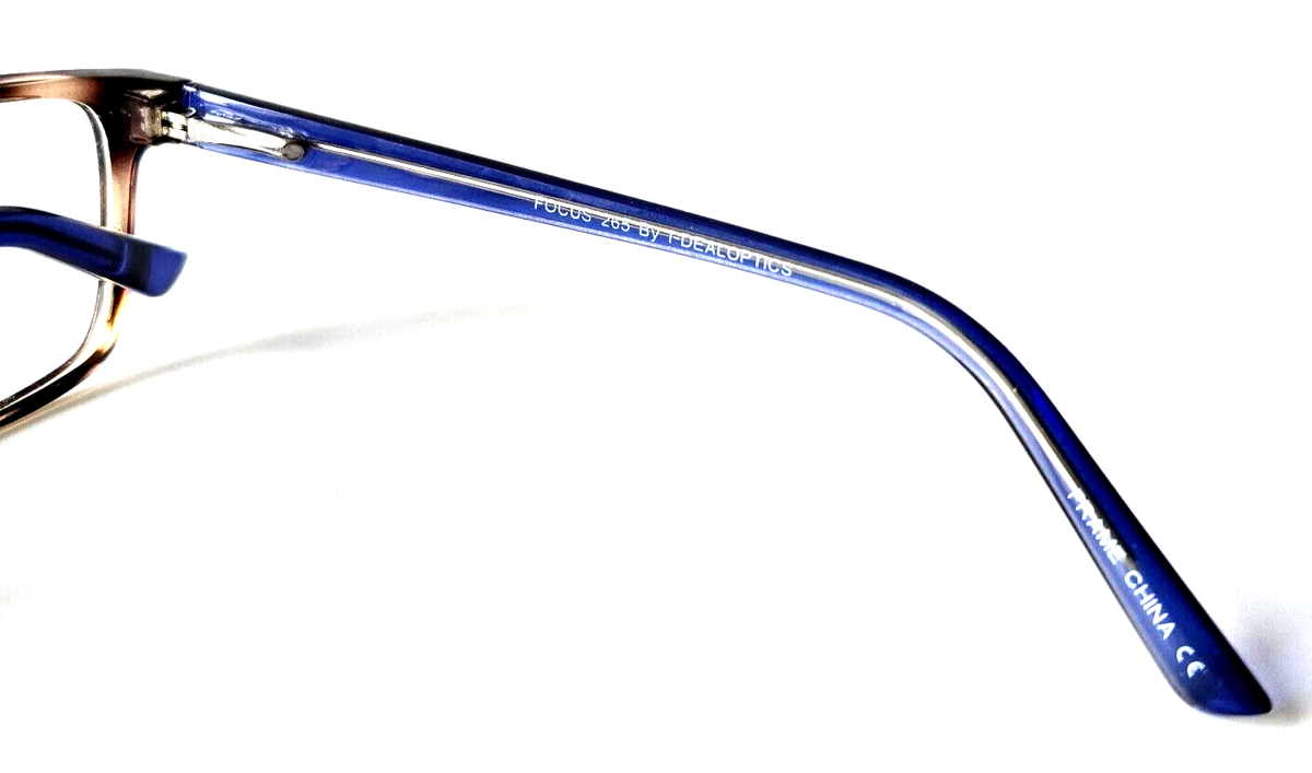FOCUS F-265 TORTOISE NAVY HAVANA BLUE AUTHENTIC EYEGLASSES FRAME
