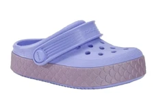 Crocs Kids Off Court Reflect Mermaid Clog Moon Jelly/Multi - US C7 EU 23-24