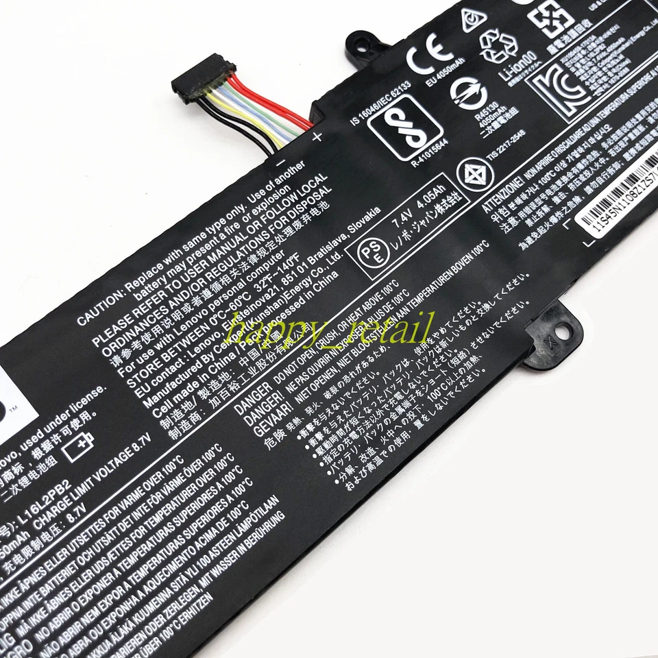Batería OEM para Lenovo Ideapad 320 L16L2PB2 L16L2PB3 L16M2PB1 L16S2PB2 L16C2PB2 Foto 2 de 3