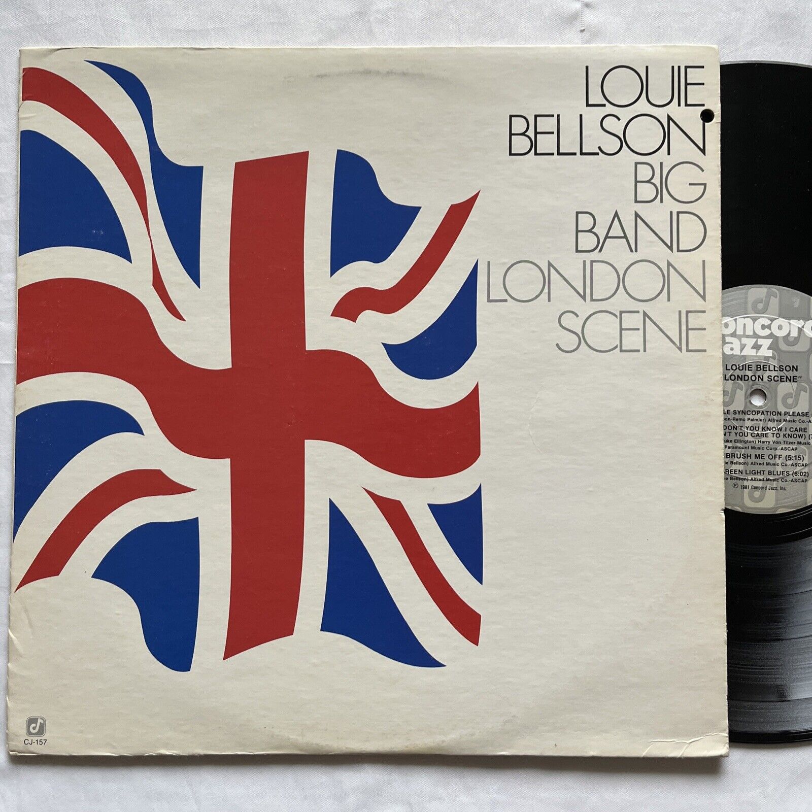 Louie Bellson Big Band London Scene 1981 LP Concord Jazz CJ-157 VINYL