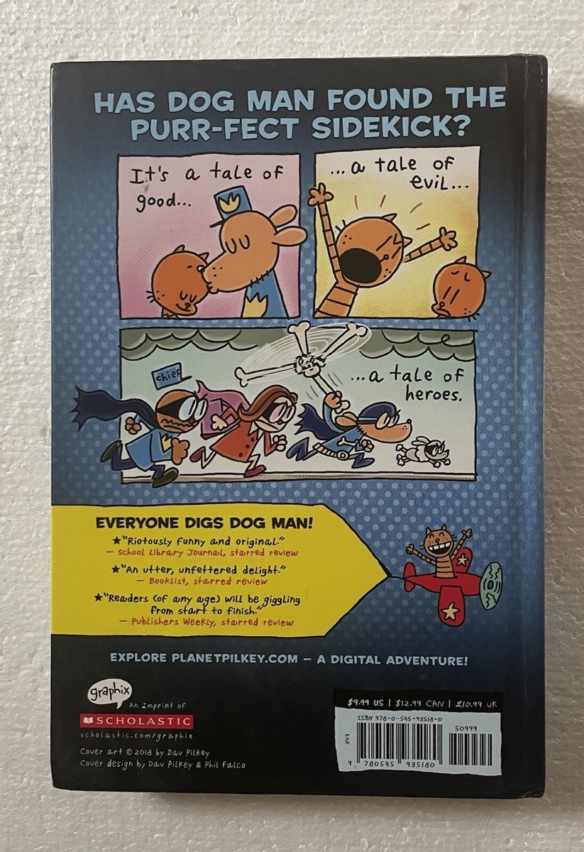 Dog Man and Cat Kid Dav Pilkey Dog Man Series Hardback Book