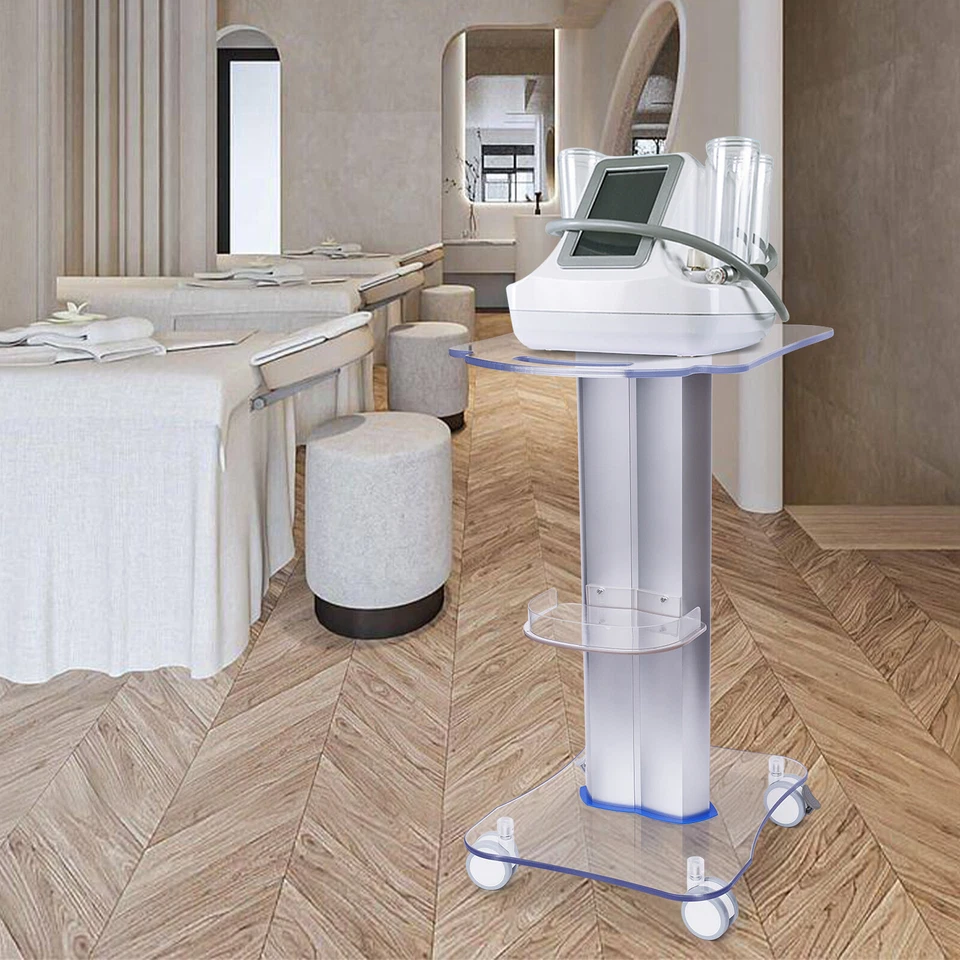 Carro con ruedas salón de belleza SPA equipo de almacenamiento máquina organizador soporte Foto 2 de 4