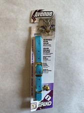 Avenue Adjustable Nylon Collar Xpand 8  -13   20-30 CM Gold Plated Buckle