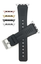 Rubber Watch Sport Strap for Apple Watch Band Series 6 5 4 3 Waterproof 38 40mm