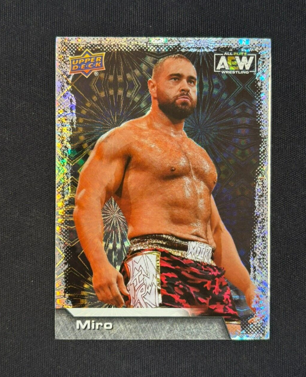 2022 Upper Deck AEW Wrestling Miro Pyro Parallel #45