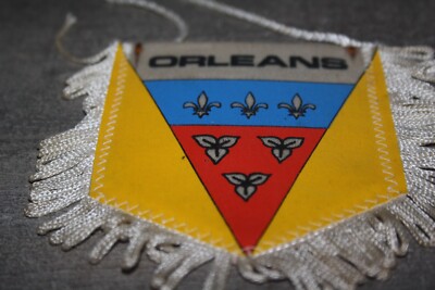 FOOTBALL FANION ANNEES 1990 FRANCE US ORLEANS STADE DE LA SOURCE