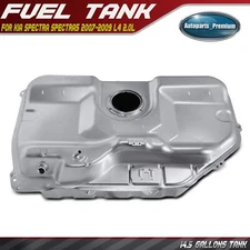 14.5 Gallons Silver Fuel Tank for Kia Spectra Spectra5 2007 2008-2009 L4 2.0L