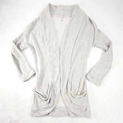 Vintage Robin K Long Sleeve Sweater Cardigan Med Gray Made  display picture 3