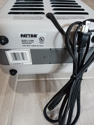 PATTON - PUH680 Electric Portable Space Utility Heater 1500 Watt | eBay