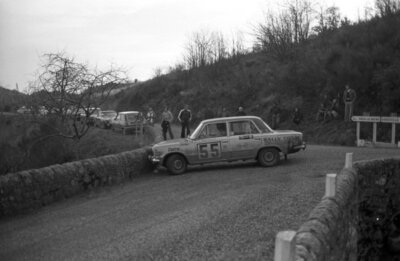 Tomasz Ciecierzynski and Jacek Rozanski Polski Fiat 125 1975 Rally ...