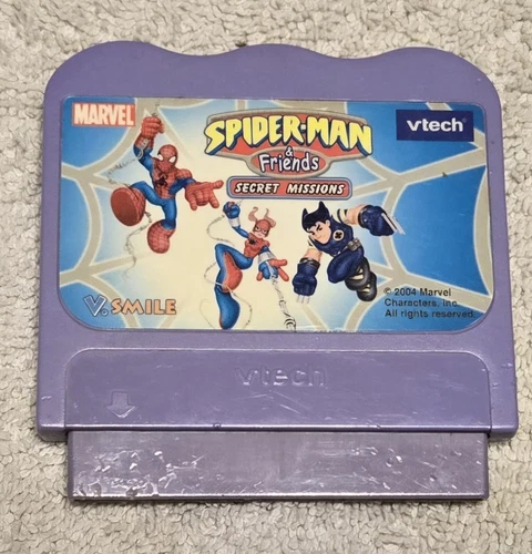 Vtech Marvel Spiderman & Friends Secret Missions V.Smile Motion Video Game
