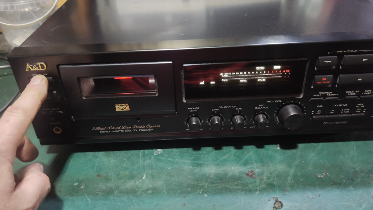 AKAI (A&D) GX-Z6300EV Very Rare 3 head Premium tape deck, Pure