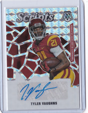 2021 Panini Mosaic Draft Picks TYLER VAUGHNS Prizm AUTO Autograph RC Scripts
