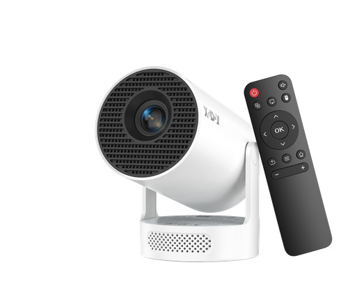 Mini 4K HD 12000 Lumen Portable Projector Home Theater WiFi Bluetooth 1080P LED - Afbeelding 2 van 11