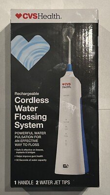 CVS RECHARGEABLE CORDLESS WATER FLOSSING SYSTEM (BRAND NEW) | eBay