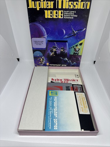Vintage 1985 Avalon Hill Jupiter Mission 1999 For Commodore 64, No. 46355 - Picture 14 of 17