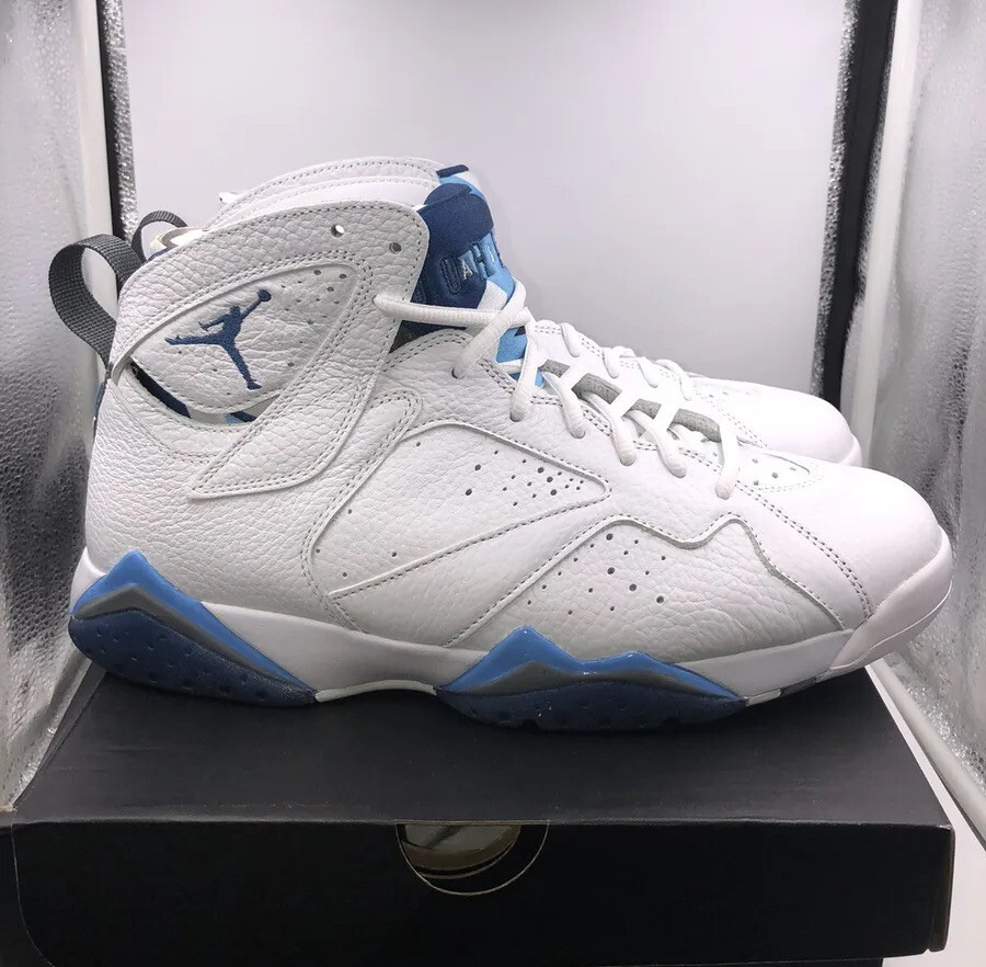 Air Jordan retro 7 VII Flint Grey Size 10.5 DS French Blue White
