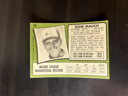 1971 Topps Baseball #1-262. You-Pick Complete-Your-Set. Low Ship. Up to 10% Off - Picture 115 of 501