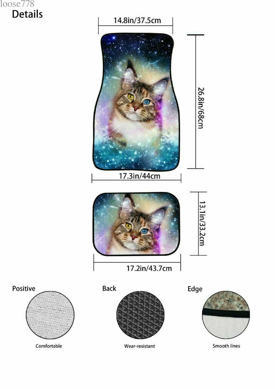 Batman Car Floor Mats