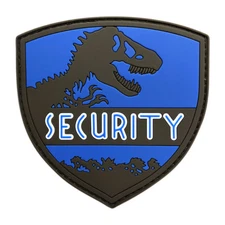 Jurassic Security Shield Hook patch (3D PVC Rubber-JUP1)