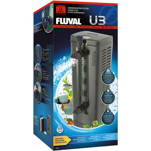 Fluval U Series Internal Filter U Mini U1 U2 U3 U4 Aquarium Fish Tank Power - Picture 8 of 20