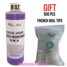EMA ACRYLIC LIQUID MONOMER PROFESSIONAL ACRYLIC NAIL SYSTEM  8 OZ | US SELL