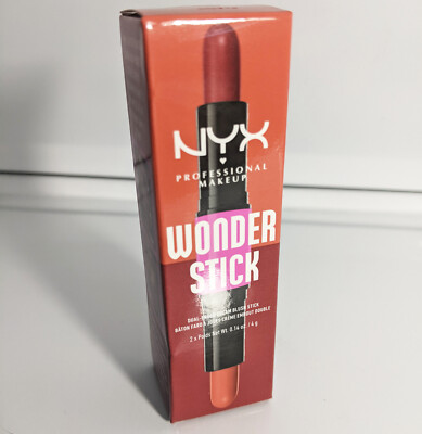 NYX Wonder Stick Dual-Ended Cream Blush Stick WSB05 Bright Amber + Fuchsia
