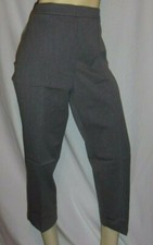 NEW Talbots Chatham Crop everywhere Pants in Shadow Heather Size 14