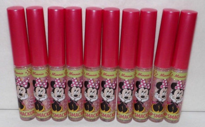 20 x LIP SMACKER MINNIE MOUSE ~ CUPCAKE Glitter Lip Gloss ~ Wholesale Lot of 20