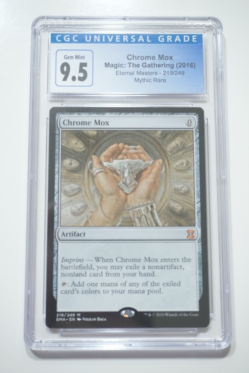 MTG NM Chrome Mox Eternal Masters 219/249 Mythic GRADED CGC 9.5