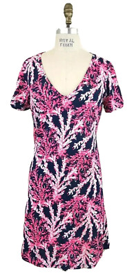 lilly pulitzer jessica short sleeve dress Lilly Pulitzer Jessica Short Sleeve Dress Women's Dress Multi Beach And Bae Reduced : XXS