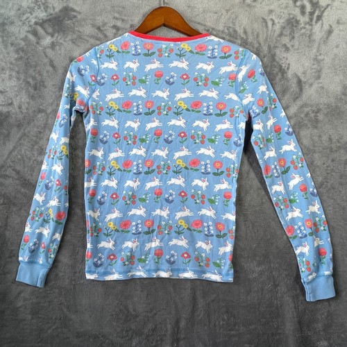 Mini Boden Pajama Set Size 14 Bunny Easter Spring Outdoor Long-Sleeve Organic - Picture 15 of 24