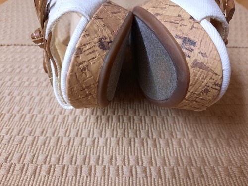 Nickels Ajax Cork Slingback Wedge Heel Sandle Open Toe Women's Sz 6½ M 6.5 M EUC - Picture 19 of 24