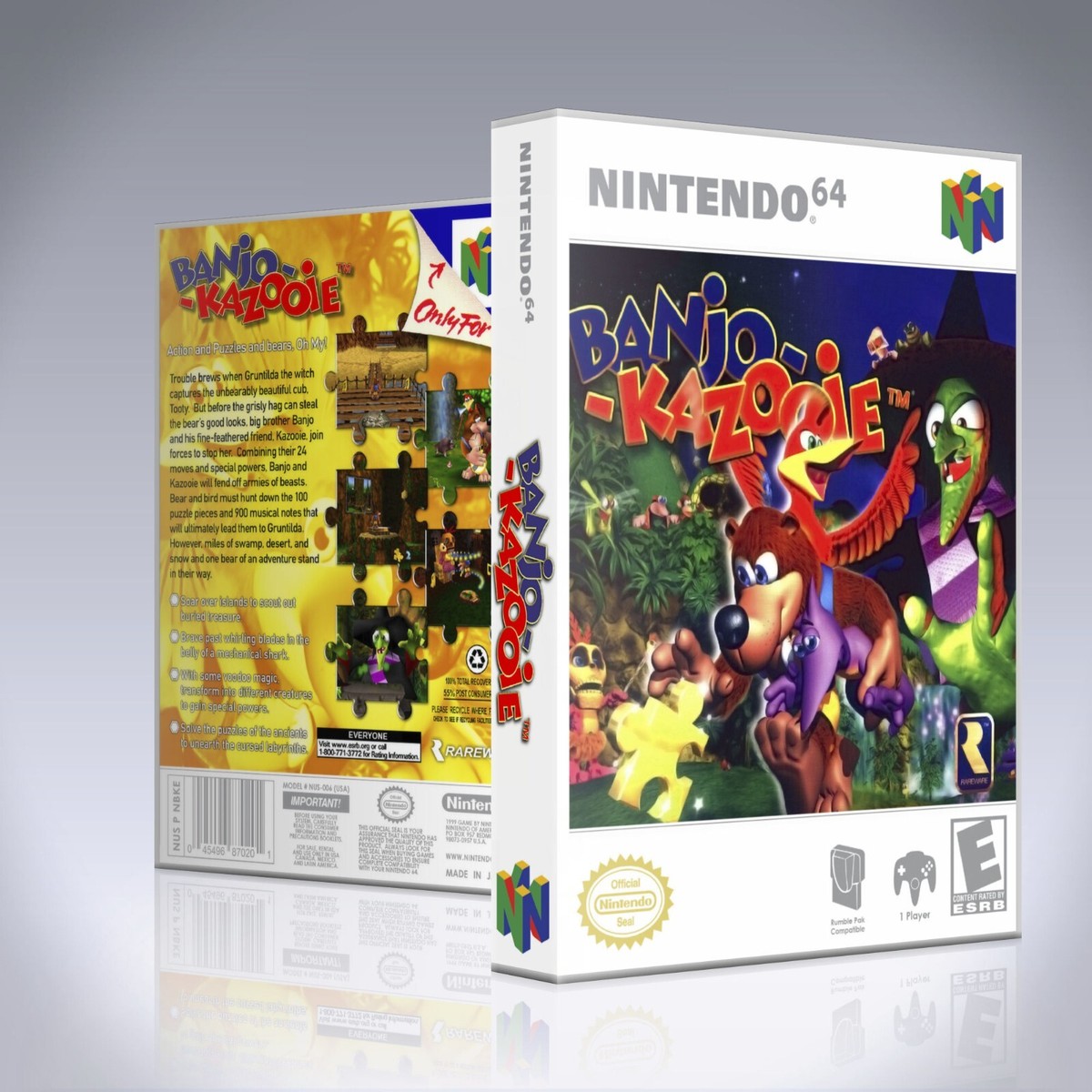 Banjo Kazooie Top 100 N64 Games Buy Banjo-Kazooie Game Cartridge