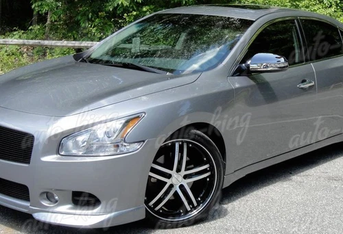 2PCS CHROME ABS SIDE VIEW MIRROR COVER CAP W/SIGNAL CUT FOR NISSAN MAXIMA 4DR