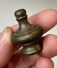 Vintage Brass Lamp Finial Hardware Retro Art Deco Mid-Century Hollywood Regency
