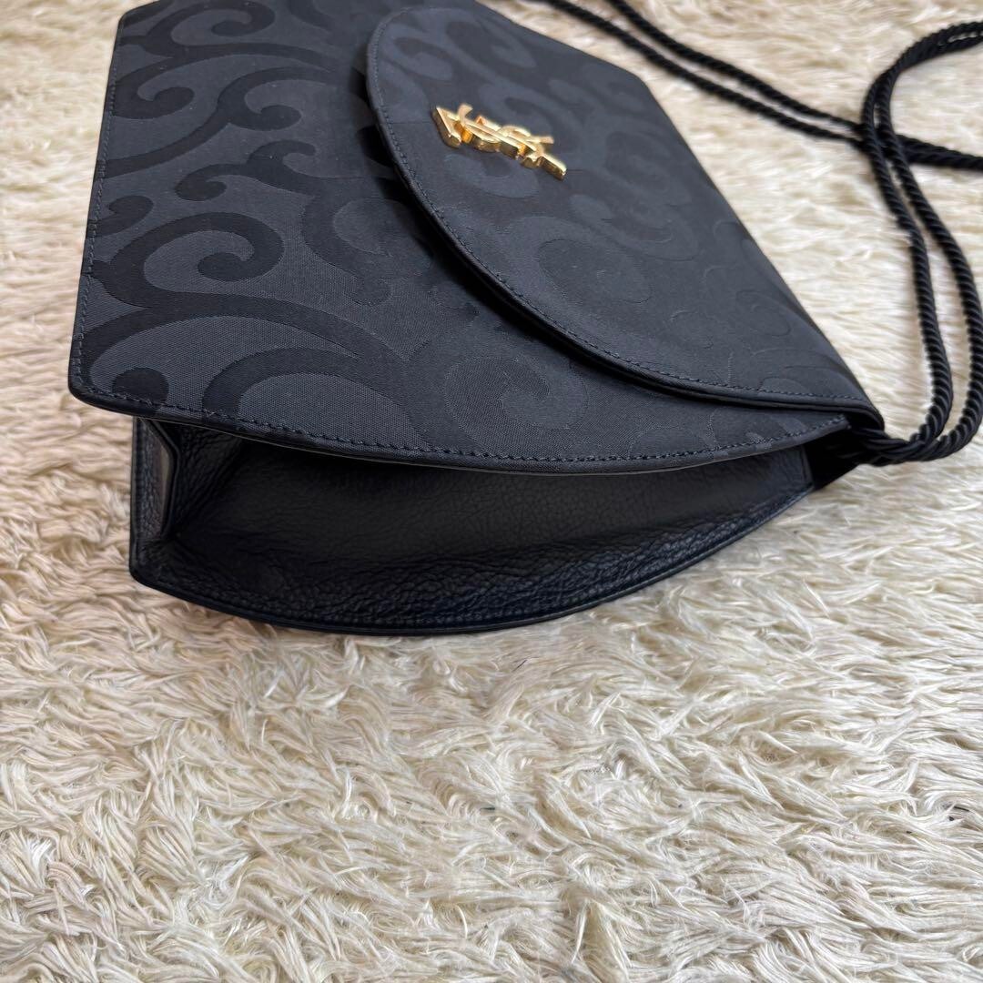Borsa a tracolla Yves Saint Laurent nappa tracolla nylon pelle usata ex+ originale JPN