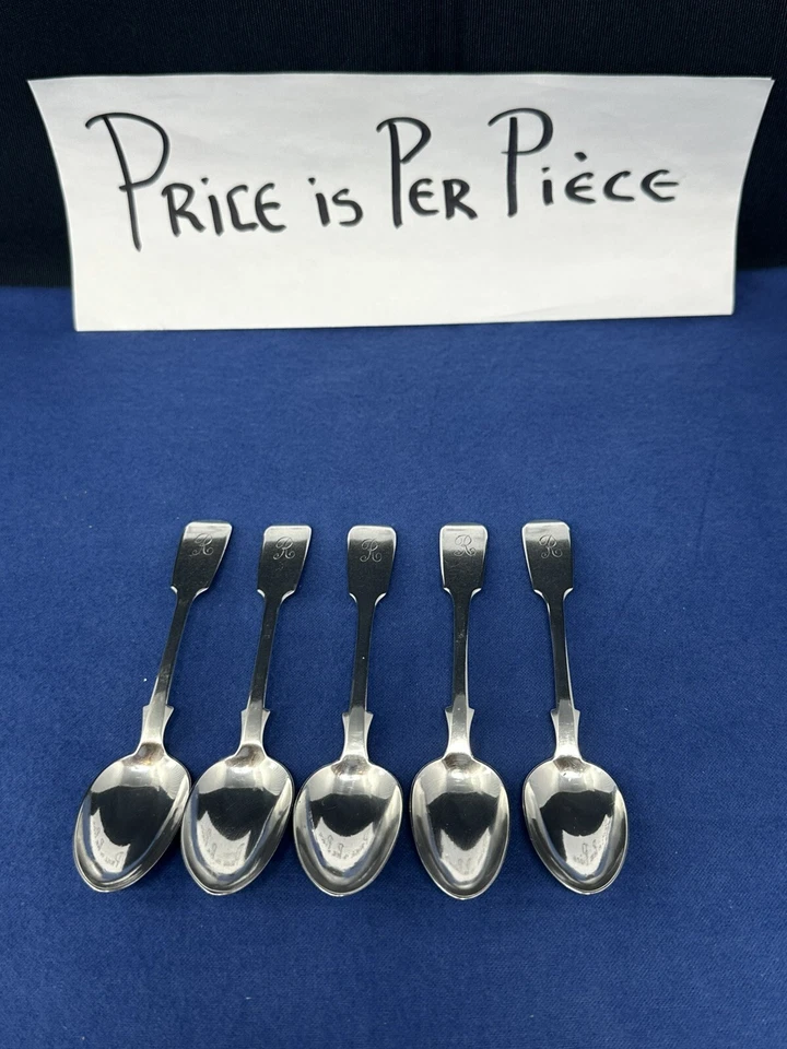 ANTIGUAS CUCHARAS DE TÉ CANADIENSES ESTERLINAS HENRY BIRKS & CO Foto 2 de 4