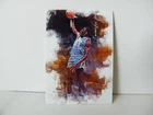 Michael Jordan Art Card Signed Edward Vela; LTD 12 of 50; NM-MINT; RARE!