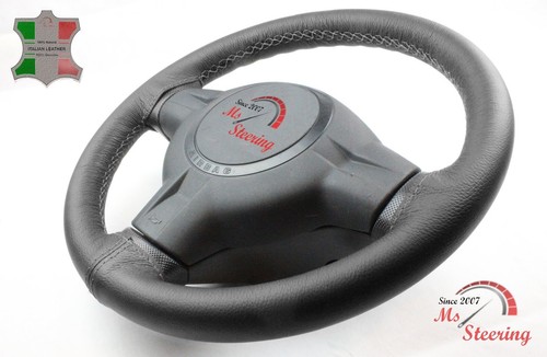 PER OLDSMOBILE CIERA 89-94 COPRIVOLANTE IN PELLE NERO, GRIGIO 2 PUNTI - Foto 4 di 12