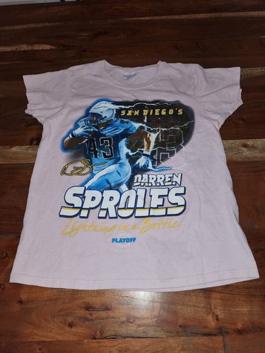 San Diego Chargers Darren Sproles Tee Shirt Lightning in A Bottle Pink SZ Small - Picture 8 of 8