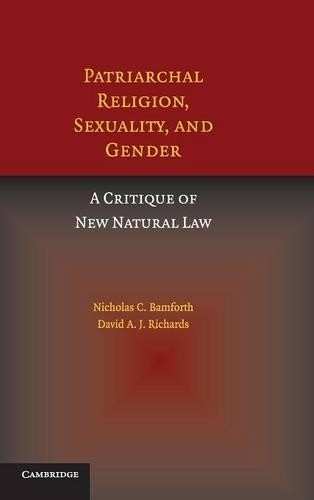 Patriarchal Religion, Sexuality, and Gender - 9780521868631