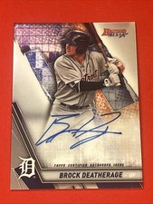 2019 Bowman's Best Brock Deatherage Best of 2019 Autographs Auto #B19-BD
