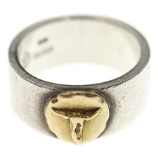 TADY KING Longhorn K18 Silver Gold Flat Ring US 6.5 Jewelry