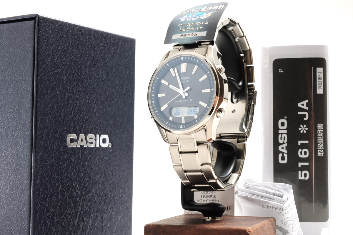 CASIO LINEAGE LCW-M100TSE-1AJF Titanium Atomic Solar Quartz Watch