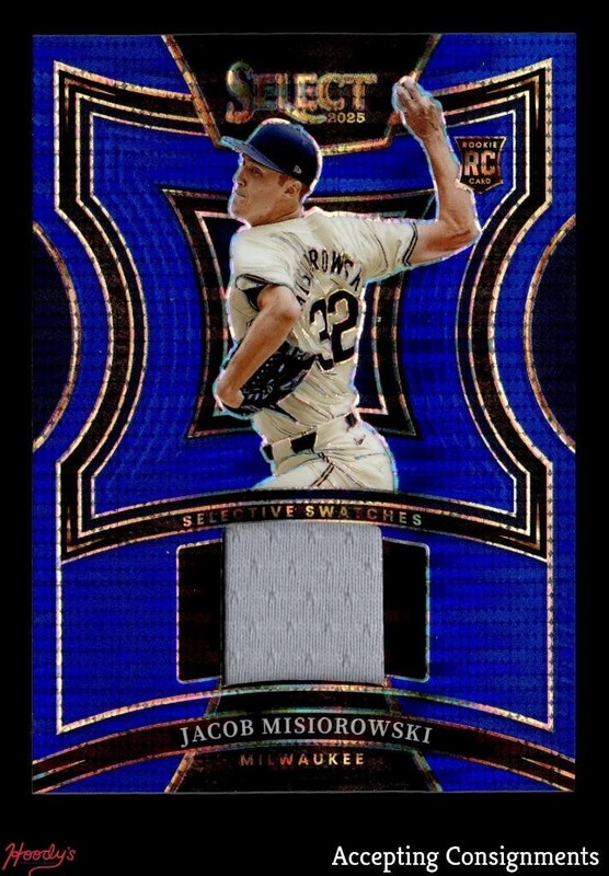 2025 Select Swatches Blue Pulsar Prizm Jacob Misiorowski RC ROOKIE JERSEY RELIC